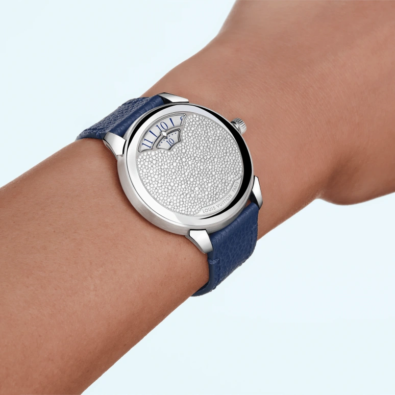 LOUIS VUITTON,Tambour Convergence 37mm,37mm,Platinum,Silver,Automatic,45hours,In-house Caliber,W9PT11