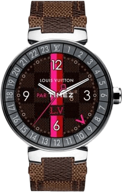 LOUIS VUITTON,Tambour Horizon 42mm,42mm,Stainless Steel,Mirror,Processor,Smartwatch,Sapphire,Crystal Glass,QAAA71
