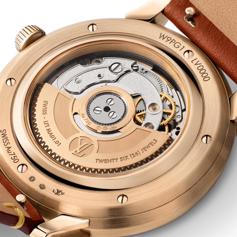 LOUIS VUITTON,Tambour Convergence 37mm,37mm,Rose Gold,Automatic,45hours,In-house Caliber,W9PG11
