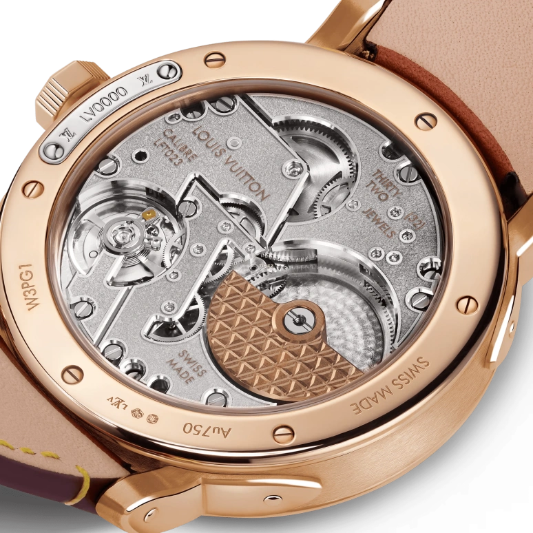 LOUIS VUITTON,ESCALE 39mm,39mm,Pink Gold,Silver,Automatic,50hours,In-house Caliber,W3PG11