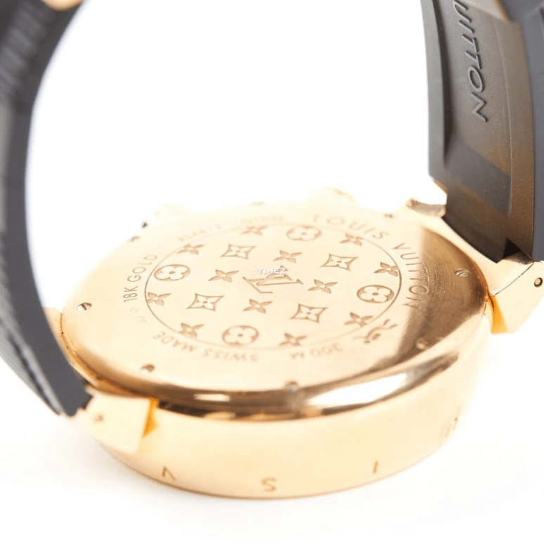 LOUIS VUITTON,Tambour Street Diver 44mm,44mm,Rose Gold,Blue,Automatic,Day,Sapphire,Crystal Glass,Q103E1