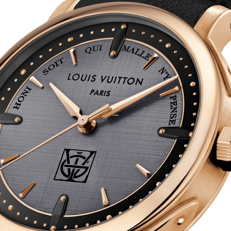 LOUIS VUITTON,ESCALE 39mm,39mm,Pink Gold,Grey,Black,Automatic,50hours,In-house Caliber,W3PG31