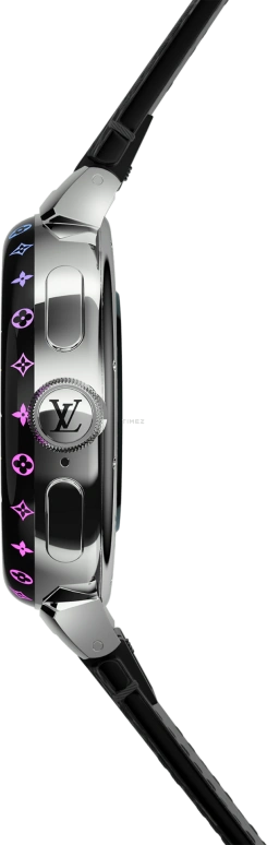 LOUIS VUITTON,Tambour Horizon 44mm,44mm,Stainless Steel,White,Yellow,Black,Processor,Smartwatch,Sapphire,Crystal Glass,QBB183