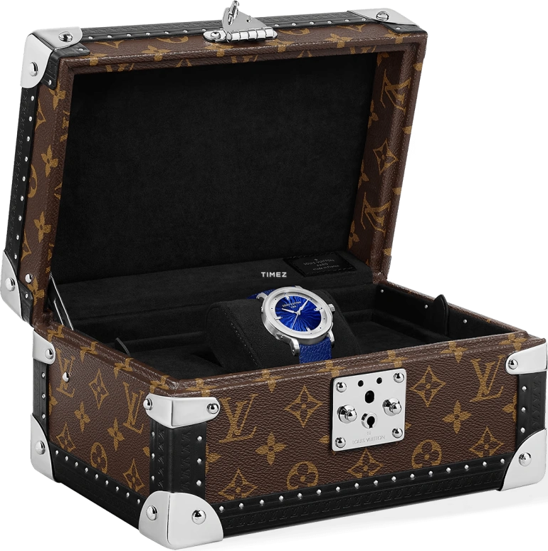 LOUIS VUITTON,ESCALE 39mm,39mm,Platinum,Blue,Silver,Automatic,50hours,In-house Caliber,W3PT21