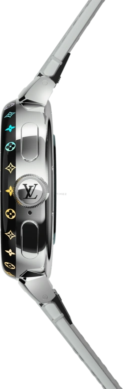 LOUIS VUITTON,Tambour Horizon 44mm,44mm,Stainless Steel,White,Processor,Smartwatch,Sapphire,Crystal Glass,QBB189