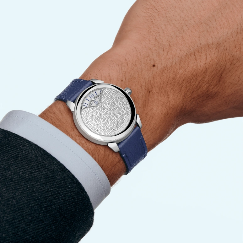 LOUIS VUITTON,Tambour Convergence 37mm,37mm,Platinum,Silver,Automatic,45hours,In-house Caliber,W9PT11