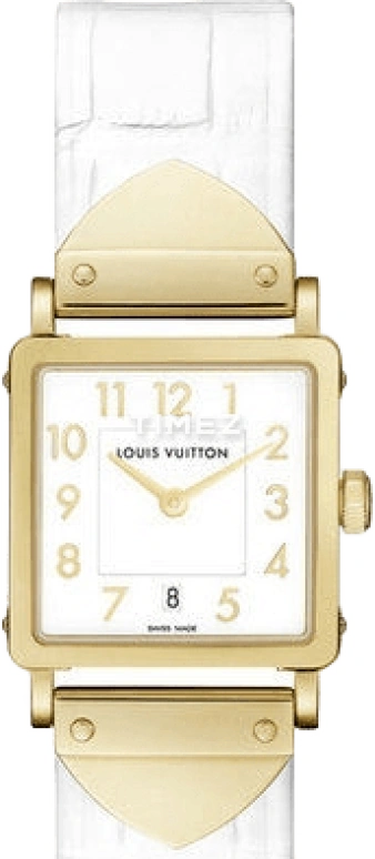 LOUIS VUITTON,EMPRISE 22mm,22mm,Yellow Gold,White,Quartz,Day,Sapphire,Crystal Glass,Q321W0