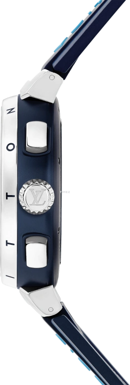 LOUIS VUITTON,Tambour Street Diver 46mm,46mm,Stainless Steel,Blue,Automatic,Chronograph,Sapphire,Crystal Glass,QA168A