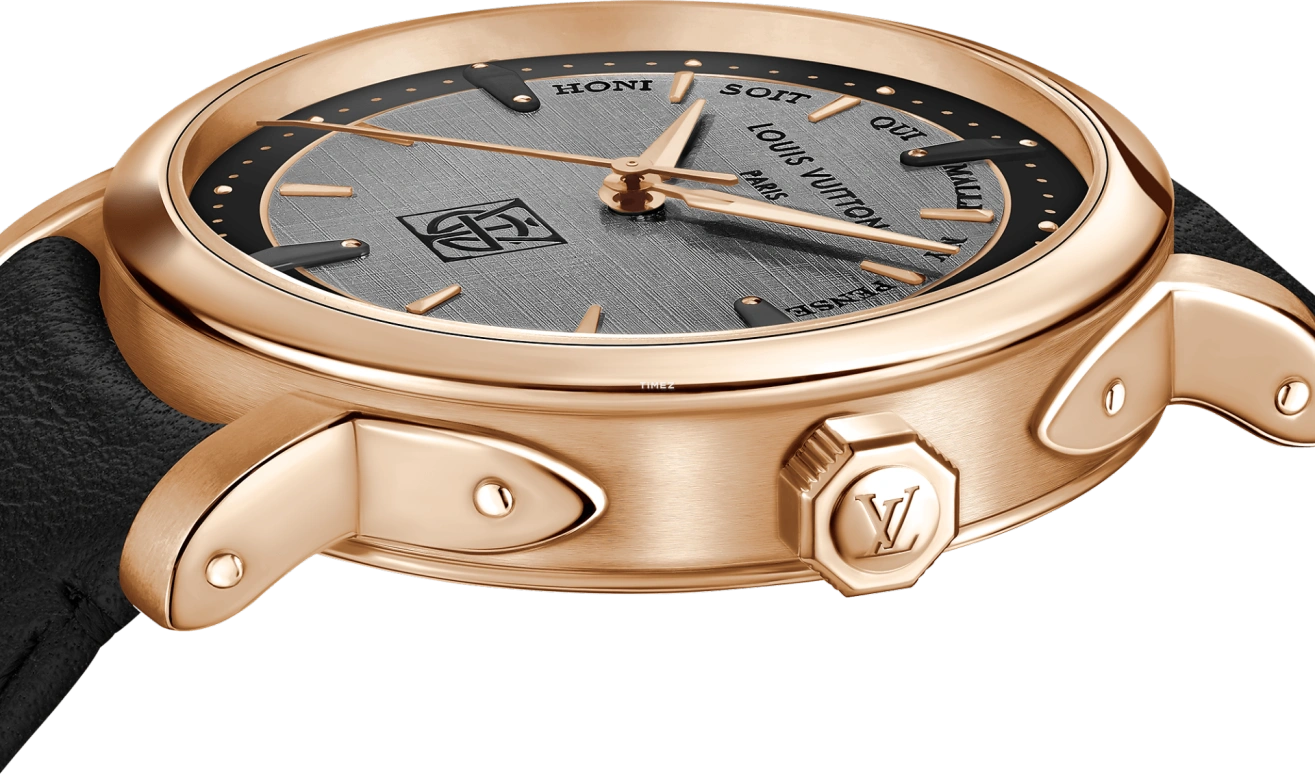 LOUIS VUITTON,ESCALE 39mm,39mm,Pink Gold,Grey,Black,Automatic,50hours,In-house Caliber,W3PG31