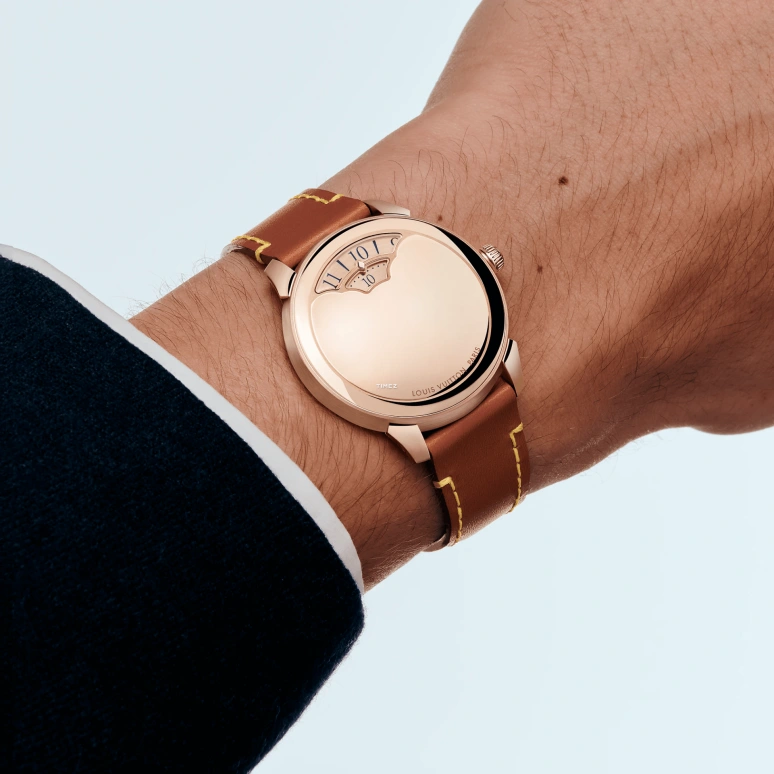 LOUIS VUITTON,Tambour Convergence 37mm,37mm,Rose Gold,Automatic,45hours,In-house Caliber,W9PG11