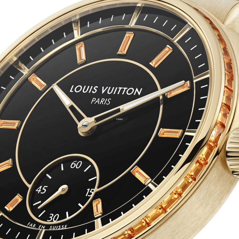 LOUIS VUITTON,Tambour 40mm,40mm,Yellow Gold,Black,Automatic,50hours,In-house Caliber,W1YG20