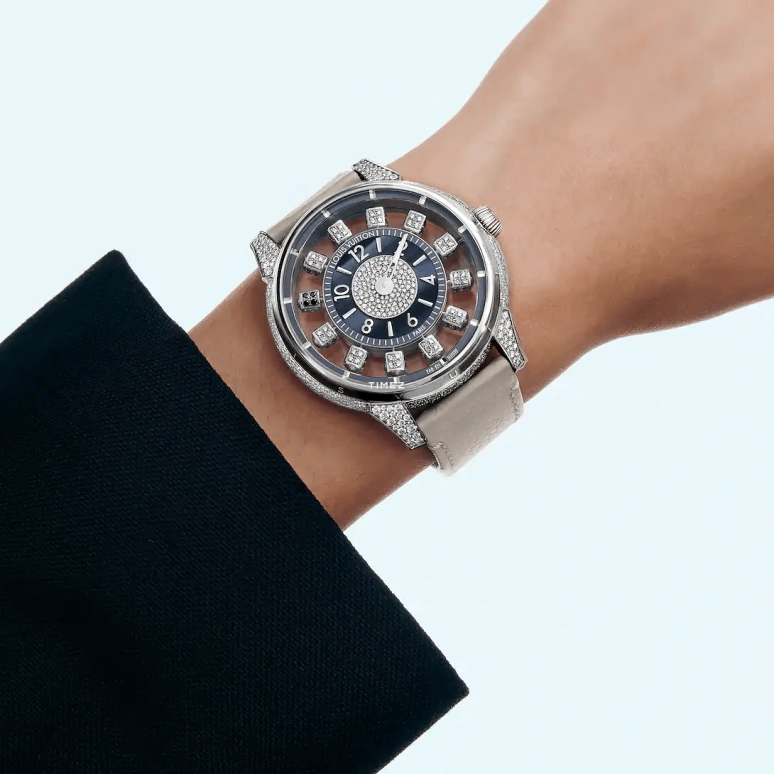 LOUIS VUITTON,Tambour Taiko Spin Time 42.50mm,42.50mm,White Gold,Blue,Automatic,45hours,In-house Caliber,W9WG31