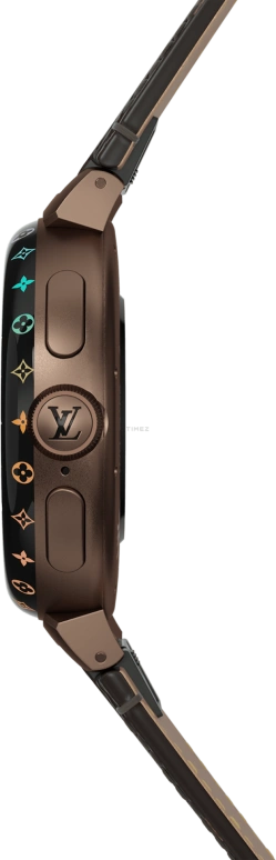 LOUIS VUITTON,Tambour Horizon 44mm,44mm,Stainless Steel,Black,Processor,Smartwatch,Sapphire,Crystal Glass,QBB191