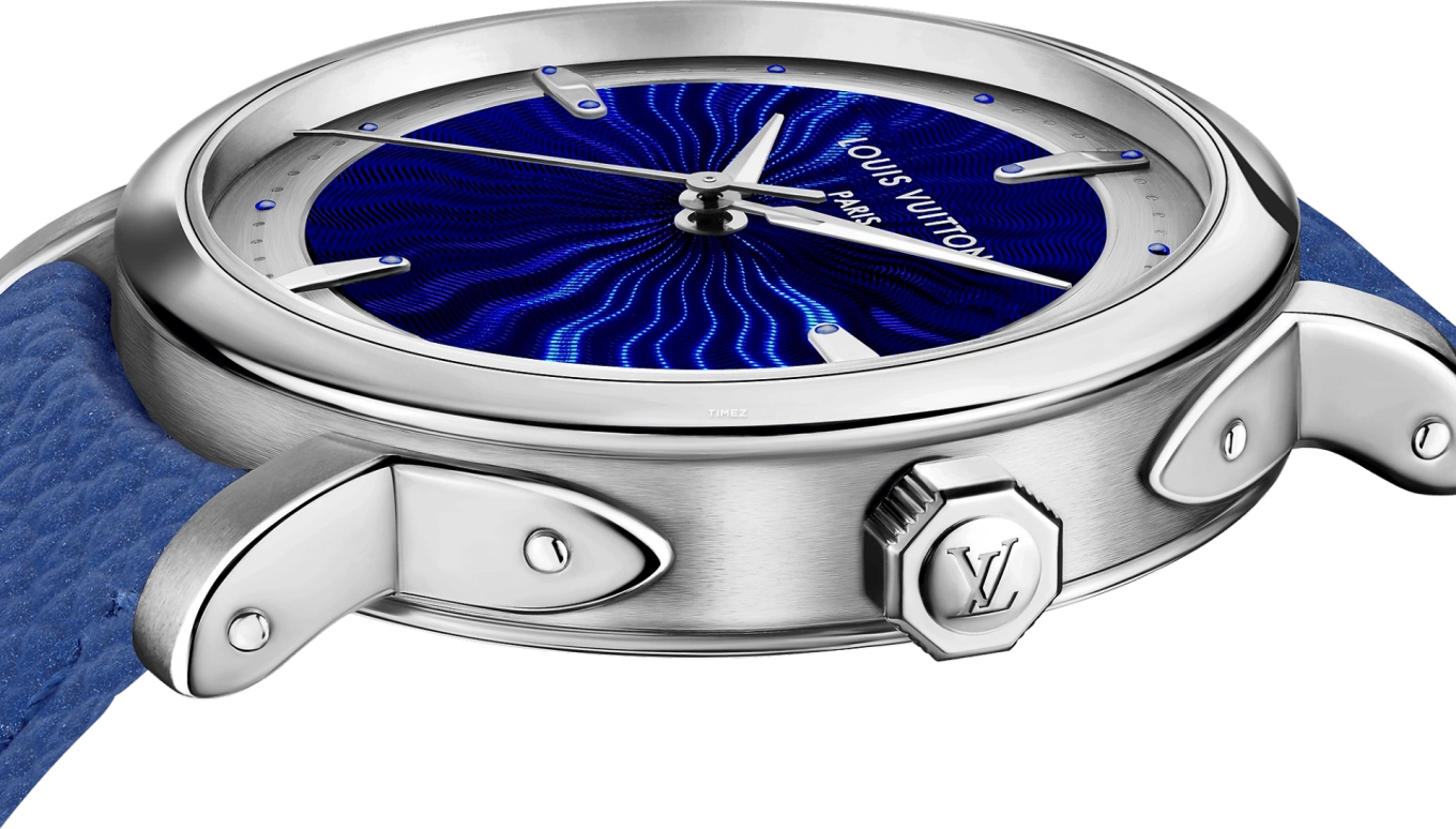 LOUIS VUITTON,ESCALE 39mm,39mm,Platinum,Blue,Silver,Automatic,50hours,In-house Caliber,W3PT21