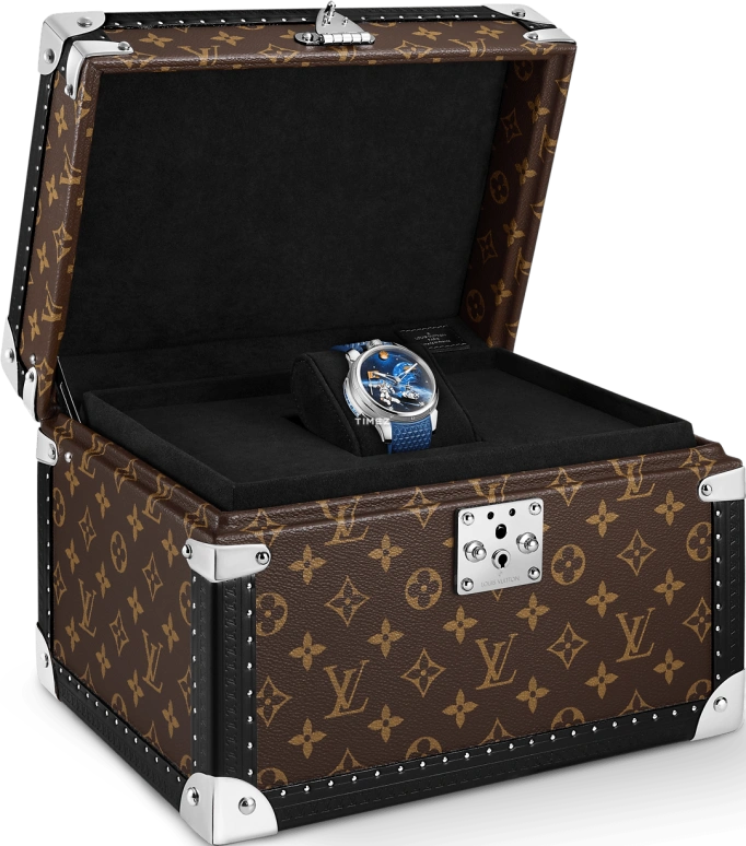 LOUIS VUITTON,Tambour Taiko Galactique 46.70mm,46.70mm,Titanium,White Gold,Blue,Handwound,Minute Repeater,100hours,W9TI12