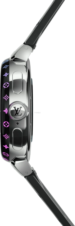 LOUIS VUITTON,Tambour Horizon 44mm,44mm,Stainless Steel,Black,Processor,Smartwatch,Sapphire,Crystal Glass,QBB192