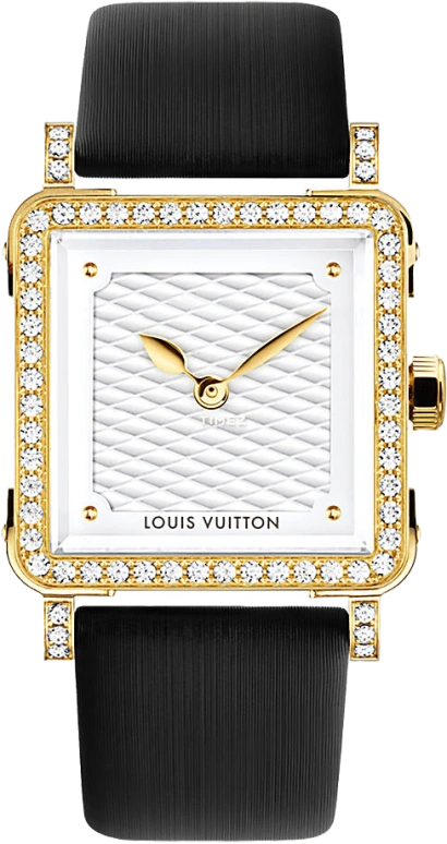 LOUIS VUITTON,EMPRISE 23mm,23mm,Yellow Gold,White,Quartz,Square,Gold,Q3K050