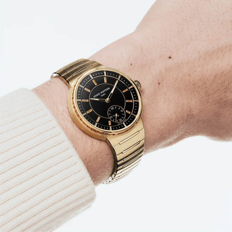 LOUIS VUITTON,Tambour 40mm,40mm,Yellow Gold,Black,Automatic,50hours,In-house Caliber,W1YG20