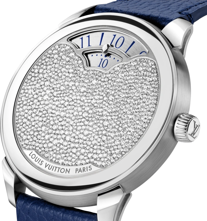 LOUIS VUITTON,Tambour Convergence 37mm,37mm,Platinum,Silver,Automatic,45hours,In-house Caliber,W9PT11