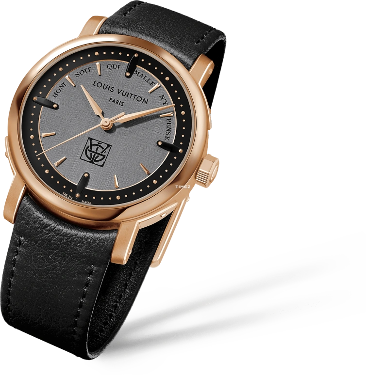 LOUIS VUITTON,ESCALE 39mm,39mm,Pink Gold,Grey,Black,Automatic,50hours,In-house Caliber,W3PG31