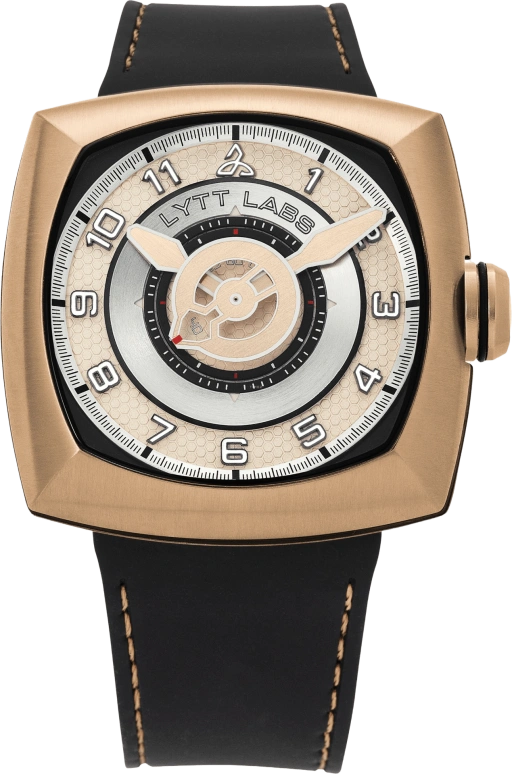 Lytt Labs,Inception Prodigy 45mm,45mm,Stainless Steel,Champagne,Automatic,41hours,Cushion,P03,P03-03
