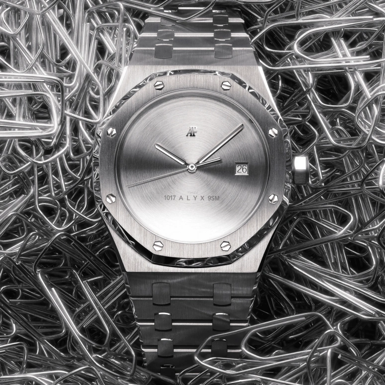 MAD Paris,Other 41mm,41mm,Stainless Steel,Silver,Automatic,Day,Sapphire,15400ST 1017 ALYX 9SM