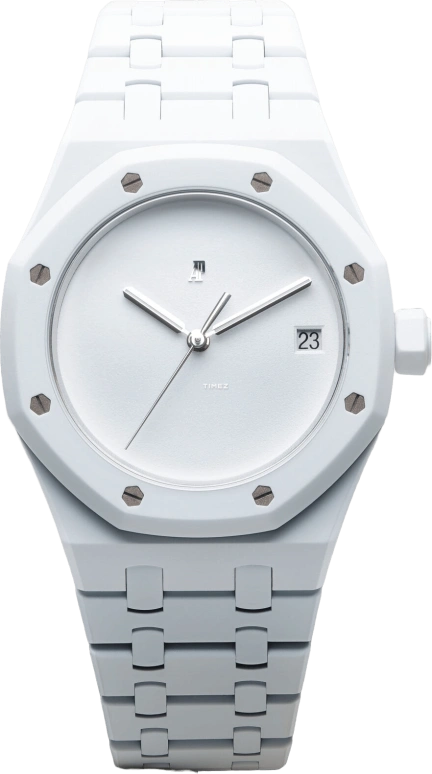 MAD Paris,Other ,Ceramic,White,Automatic,Day,Sapphire,15450STCERRO001