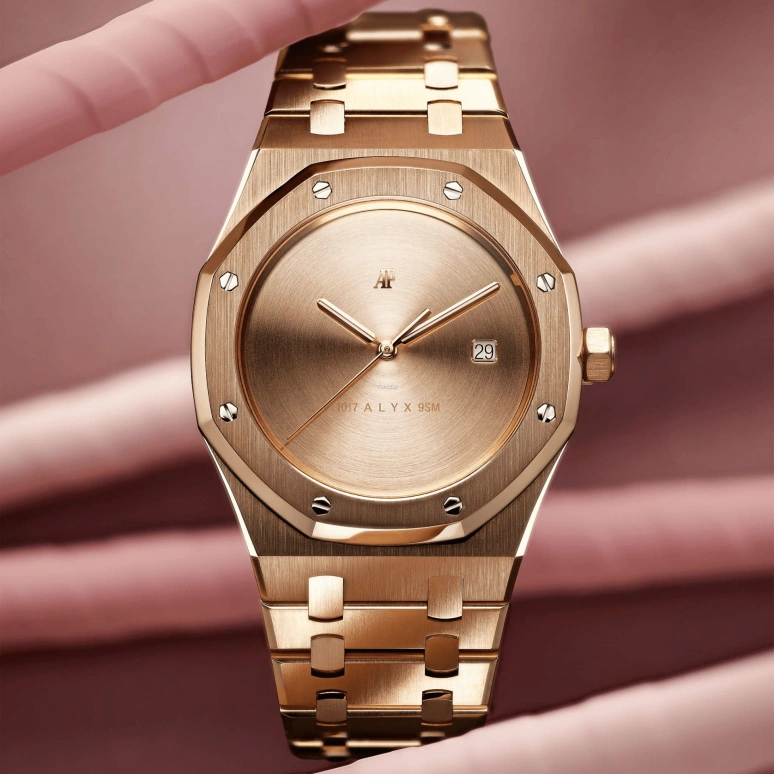 MAD Paris,Other 41mm,41mm,Rose Gold,Automatic,Day,Sapphire,15400OR