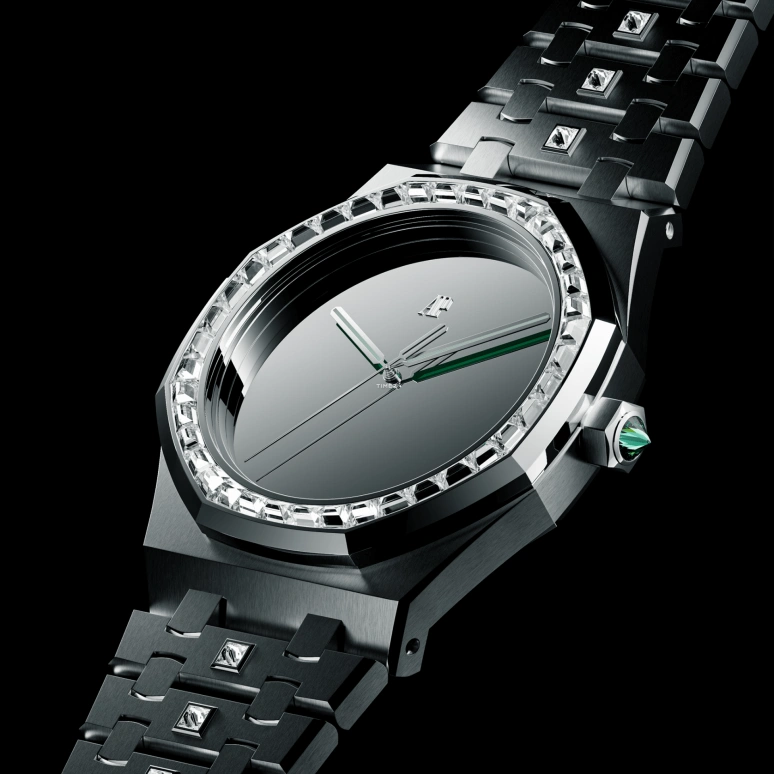 MAD Paris,Other 37mm,37mm,Silver,Automatic,60hours,Sapphire,Octagon,Portcullis
