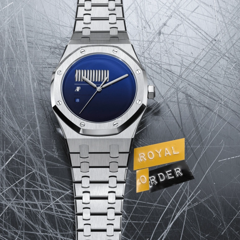 MAD Paris,Other 41mm,41mm,Stainless Steel,Blue,Automatic,Day,Sapphire,15400ST