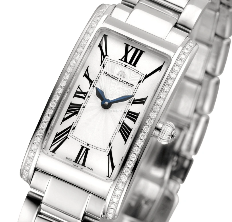 Maurice Lacroix,Fiaba 39x2.90mm,39x2.90mm,Stainless Steel,Silver White,Quartz,Sapphire,Crystal Glass,Rectangular,FA2164,FA2164-SD532-118