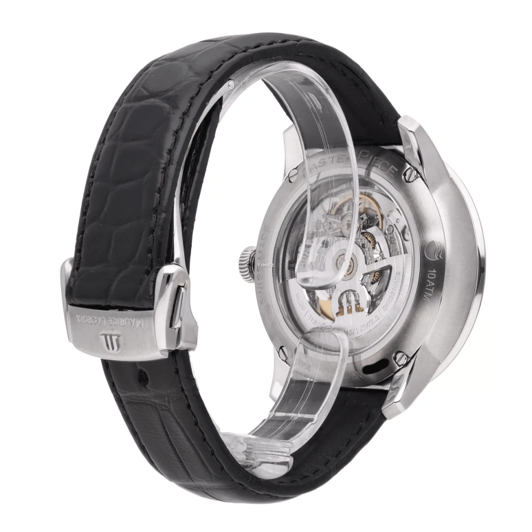 Maurice Lacroix,Masterpiece 43mm,43mm,Stainless Steel,White,Automatic,Day,In-house Caliber,MP6058,MP6058-SS001-110-1