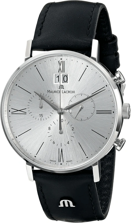 Maurice Lacroix,Eliros 40mm,40mm,Stainless Steel,White,Quartz,Chronograph,Day,EL1088,EL1088-SS001-110-001