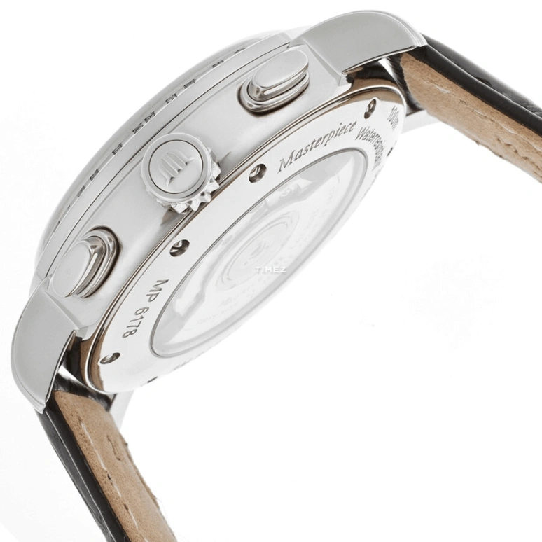 Maurice Lacroix,Masterpiece 42mm,42mm,Stainless Steel,White,Automatic,Chronograph,Month,Flyback,Big Date,In-house Caliber,Sapphire,Crystal Glass,MP6178,MP6178-SS001-12E
