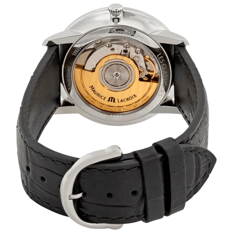 Maurice Lacroix,les classiques 28mm,28mm,Stainless Steel,Black,Automatic,Day,38hours,LC6063,LC6063-SS001-310-1