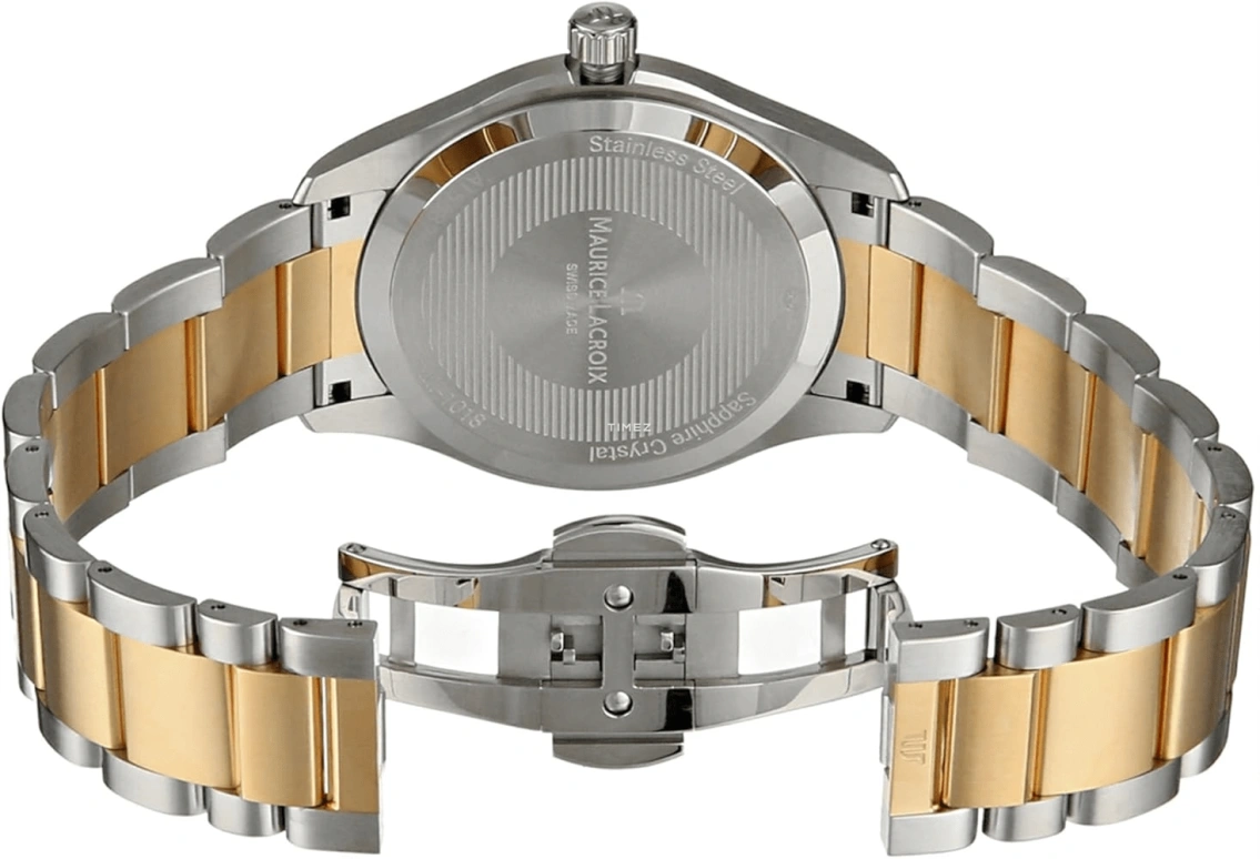 Maurice Lacroix,Miros 32mm,32mm,Stainless Steel,Silver White,Quartz,Day,Sapphire,Crystal Glass,MI1014,MI1014-PVP13-130