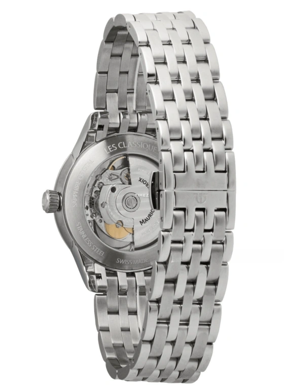 Maurice Lacroix,les classiques 38mm,38mm,Stainless Steel,White,Automatic,Day,38hours,LC6017,LC6017-SS002-130