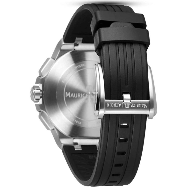 Maurice Lacroix,Aikon Quartz 44mm,44mm,Stainless Steel,Luminous,Black,Quartz,Chronograph,Day,AI1018,AI1018-SS001-330-2