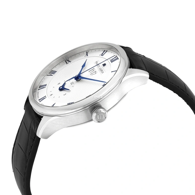 Maurice Lacroix,Masterpiece 40mm,40mm,Stainless Steel,Silver,Automatic,Dule Time,Big Date,MP6707,MP6707-SS001-110