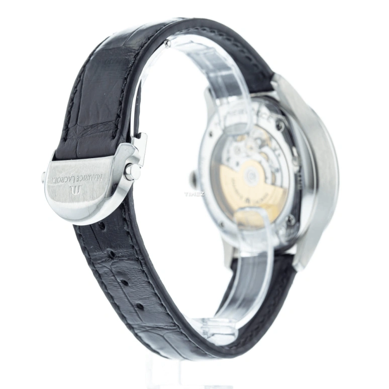 Maurice Lacroix,Masterpiece 40mm,40mm,Stainless Steel,White,Automatic,Date,Day,MP6507,MP6507-SS001-112-1