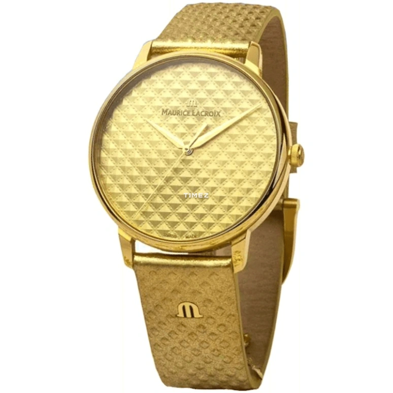 Maurice Lacroix,Eliros 40mm,40mm,Stainless Steel,Gold,Quartz,26280hours,Sapphire,Crystal Glass,EL1118,EL1118-PVY01-090-9