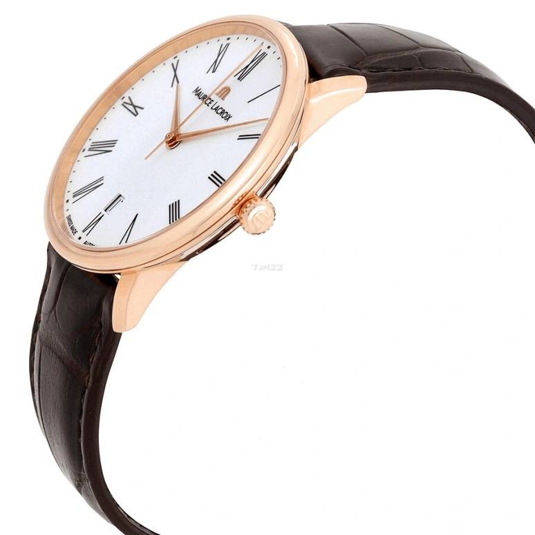 Maurice Lacroix,les classiques 38mm,38mm,Rose Gold,White,Automatic,Day,38hours,LC6007,LC6007-PG101-110