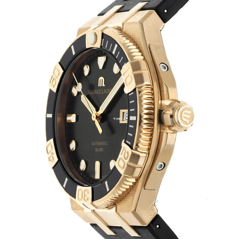 Maurice Lacroix,Aikon 43mm,43mm,Bronze,Black,Automatic,Day,38hours,AI6058,AI6058-BRZ0B-330-2