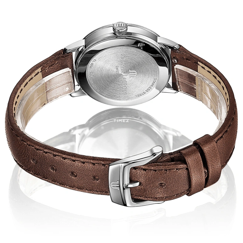 Maurice Lacroix,Eliros 30mm,30mm,Stainless Steel,White,Quartz,Day,Sapphire,EL1094,EL1094-SS001-110-1