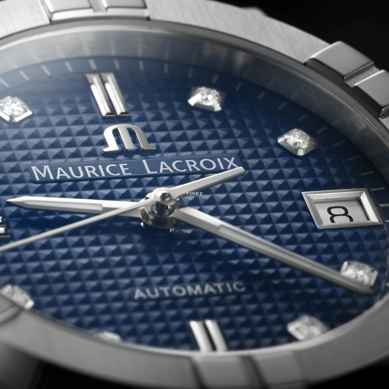 Maurice Lacroix,Aikon 35mm,35mm,Stainless Steel,Blue,Automatic,Day,38hours,AI6006,AI6006-SS002-450-1
