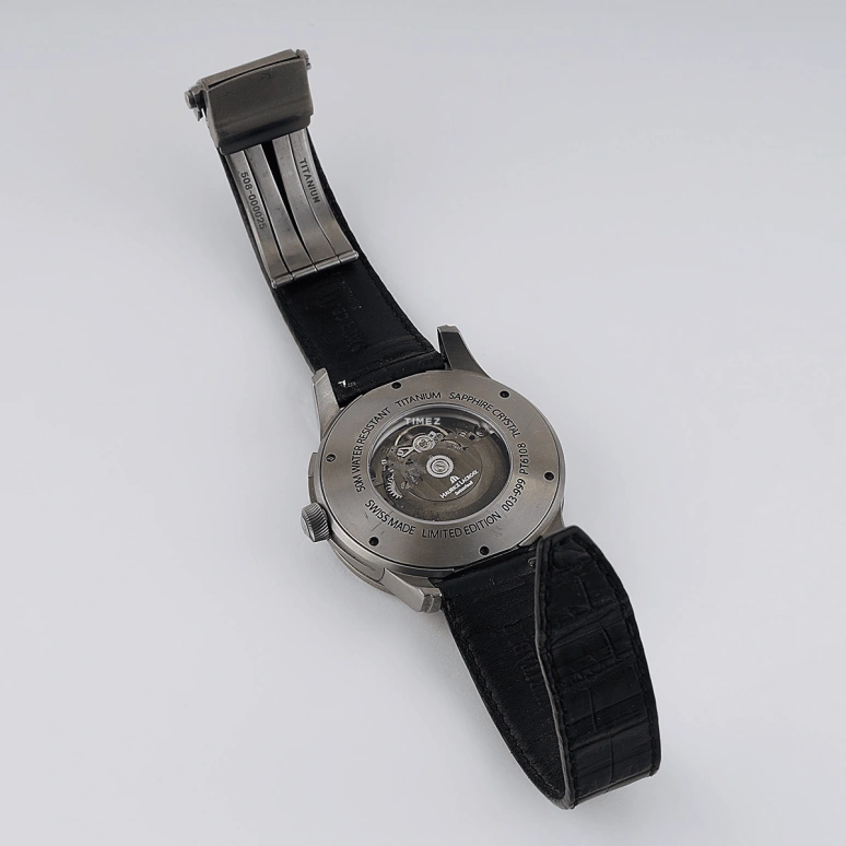Maurice Lacroix,Pontos 45mm,45mm,Titanium,Grey,Automatic,Day,Dule Time,Day / Night Indication,PT6108,PT6108-TT031-391