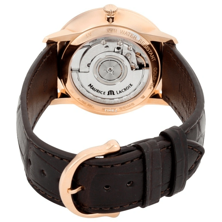 Maurice Lacroix,les classiques 38mm,38mm,Rose Gold,White,Automatic,Day,38hours,LC6007,LC6007-PG101-110