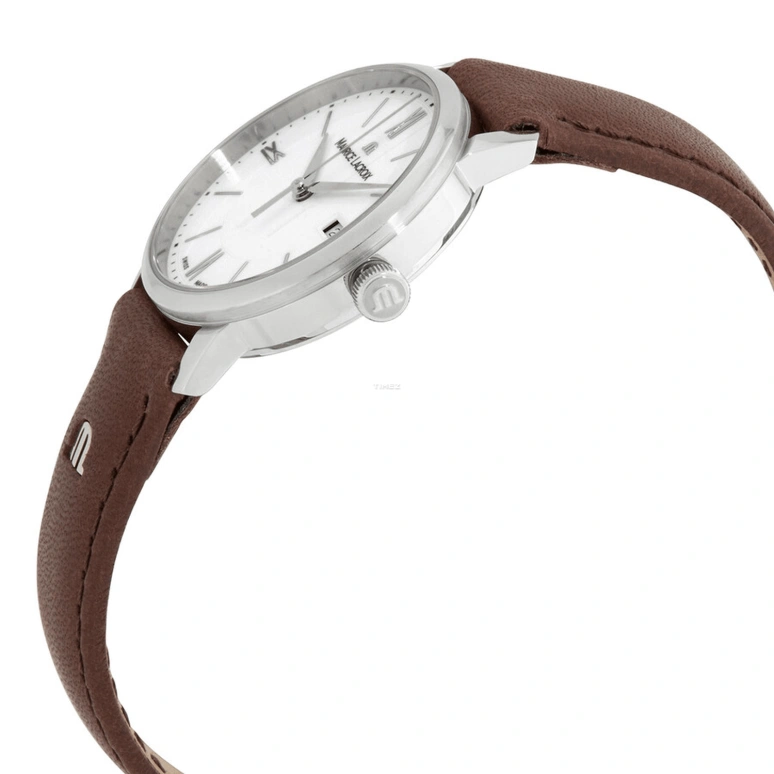 Maurice Lacroix,Eliros 30mm,30mm,Stainless Steel,White,Quartz,Day,Sapphire,EL1094,EL1094-SS001-110-1