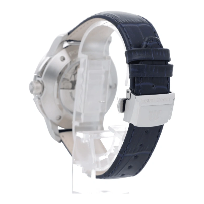 Maurice Lacroix,Pontos 43mm,43mm,Stainless Steel,Blue,Automatic,Chronograph,Day,PT6388,PT6388-SS001-420-4
