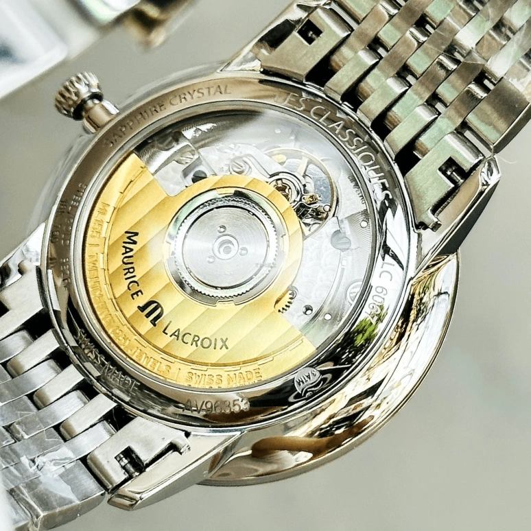 Maurice Lacroix,les classiques 38mm,38mm,Stainless Steel,Black,Automatic,Day,38hours,LC6067,LC6067-PS103-310-1